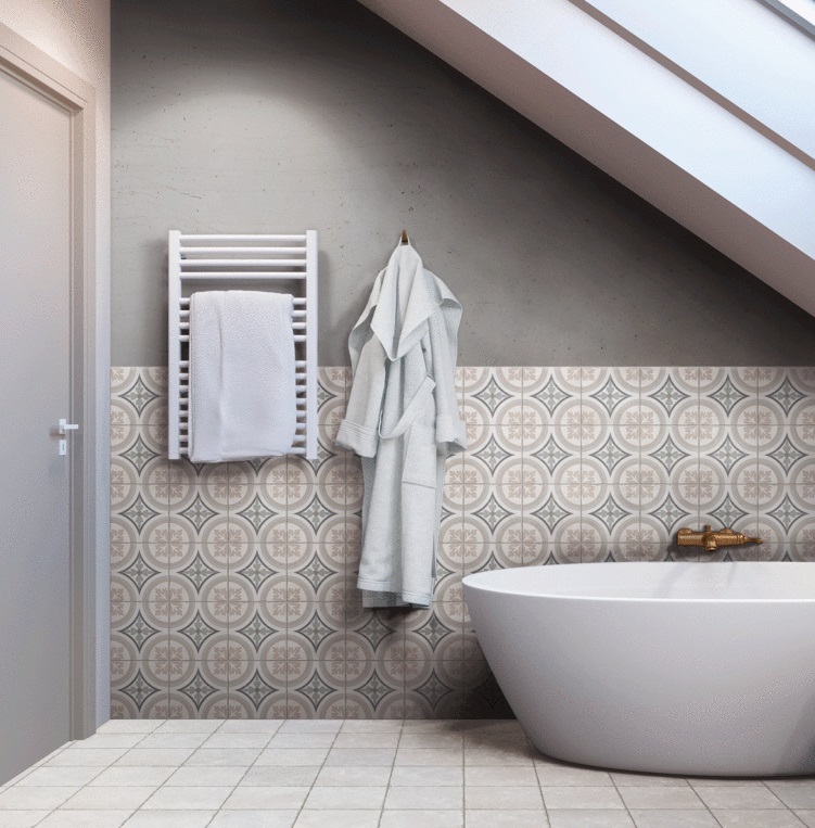 Piastrella Nanda Tiles “Gabana Fenn White”
