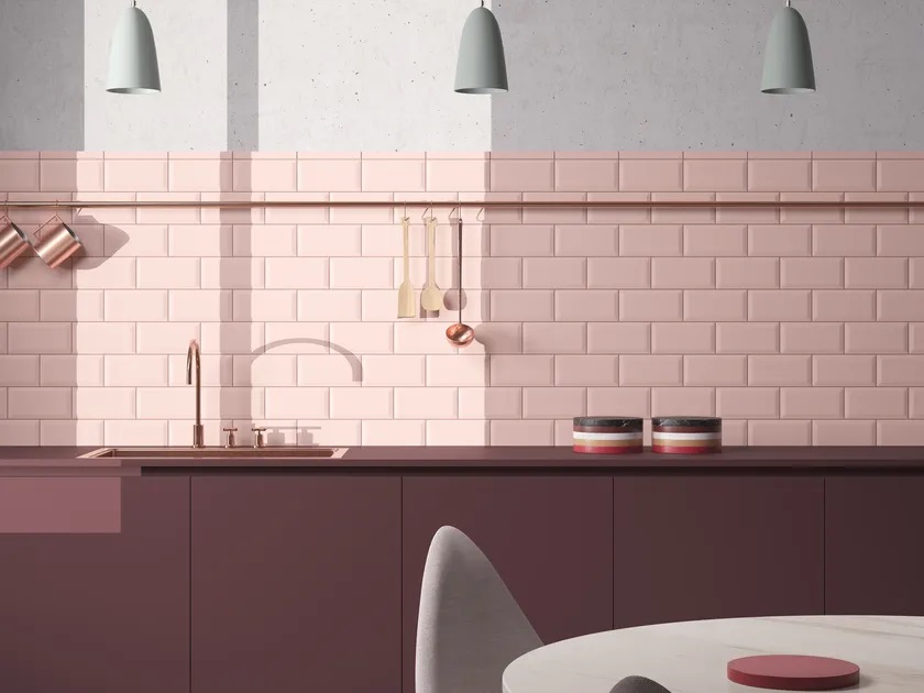 Piastrella Ceramica Vogue “Bisello Interni Rosa”