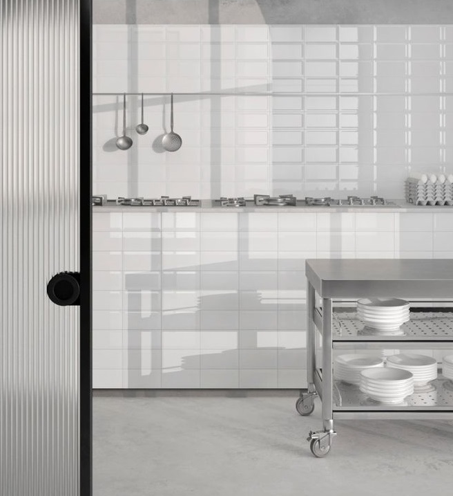 Piastrella Ceramica Vogue “Bisello Trasparenze Ghiaccio”