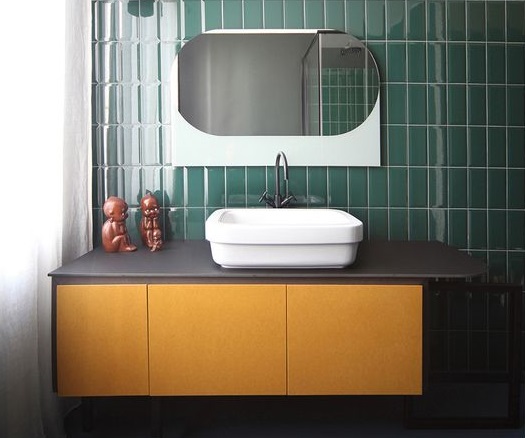 Piastrella Ceramica Vogue “Bisello Trasparenze Malachite”