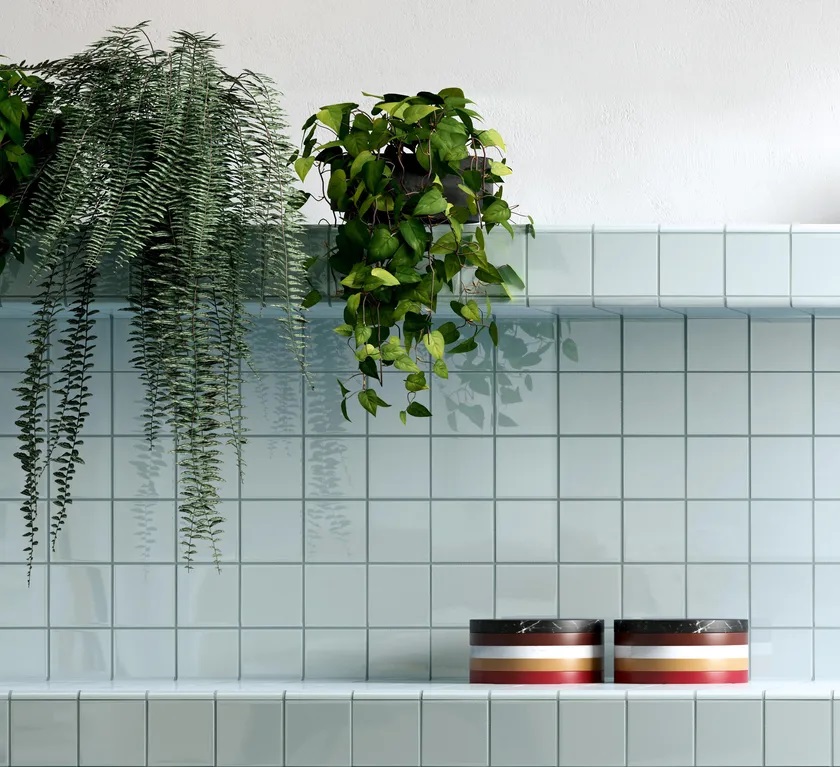 Piastrella Ceramica Vogue “System Trasparenze Azzurro”